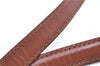 Authentic Louis Vuitton Leather Shoulder Strap Brown 38.6-45.7" LV J6375