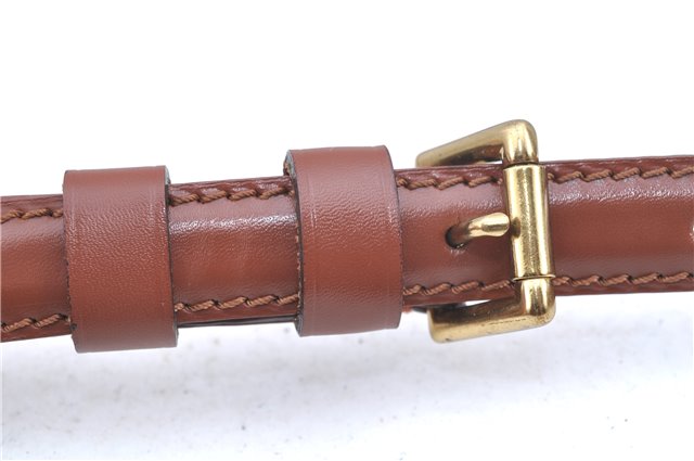 Authentic Louis Vuitton Leather Shoulder Strap Brown 38.6-45.7