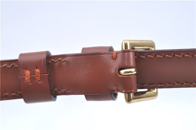 Authentic Louis Vuitton Leather Shoulder Strap Brown 38.6-45.7