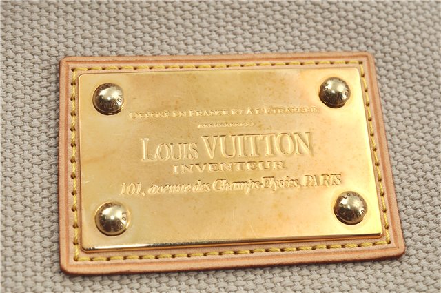 Authentic Louis Vuitton Antigua Cabas GM Tote Bag Ivory Red M40032 LV J6394