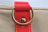 Authentic Louis Vuitton Antigua Cabas GM Tote Bag Ivory Red M40032 LV J6394