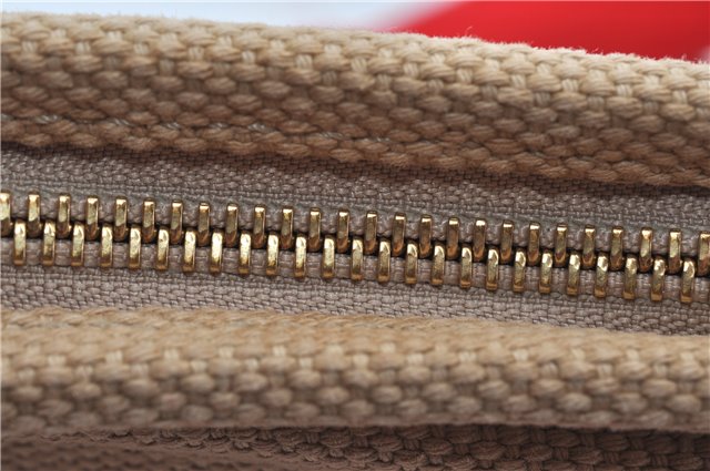 Authentic Louis Vuitton Antigua Cabas GM Tote Bag Ivory Red M40032 LV J6394