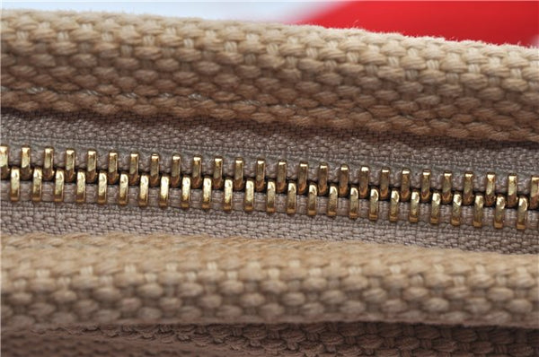 Authentic Louis Vuitton Antigua Cabas GM Tote Bag Ivory Red M40032 LV J6394