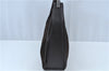 Authentic GUCCI Shoulder Hand Bag Purse Suede Leather 0013767 Dark Brown J6406