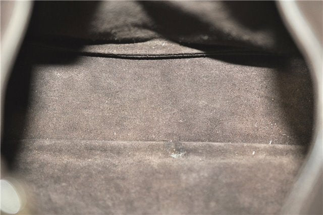 Authentic GUCCI Shoulder Hand Bag Purse Suede Leather 0013767 Dark Brown J6406