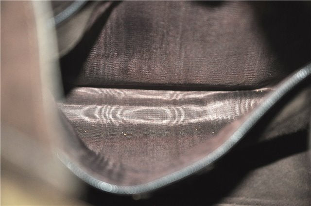 Authentic GUCCI Shoulder Hand Bag Purse Suede Leather 0013767 Dark Brown J6406