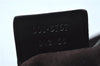 Authentic GUCCI Shoulder Hand Bag Purse Suede Leather 0013767 Dark Brown J6406