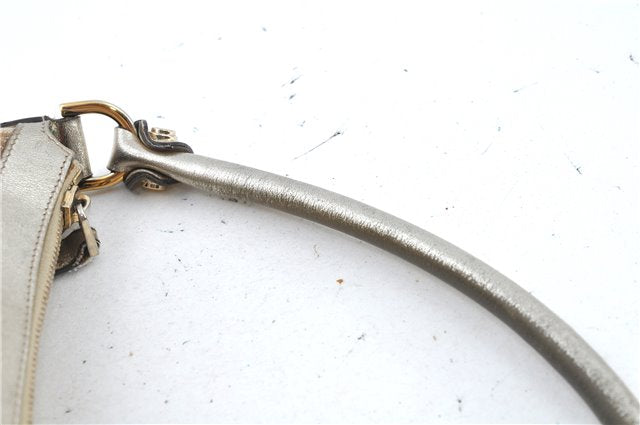 Authentic GUCCI Abbey Shoulder Hand Bag GG Canvas Leather 153025 Beige J6410