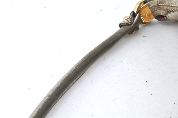 Authentic GUCCI Abbey Shoulder Hand Bag GG Canvas Leather 153025 Beige J6410