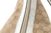 Authentic GUCCI Abbey Shoulder Hand Bag GG Canvas Leather 153025 Beige J6410