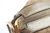 Authentic GUCCI Abbey Shoulder Hand Bag GG Canvas Leather 153025 Beige J6410