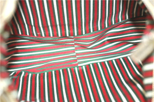 Authentic GUCCI Abbey Shoulder Hand Bag GG Canvas Leather 153025 Beige J6410