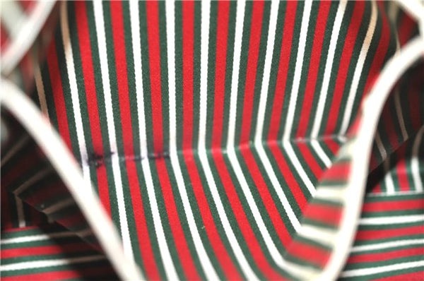 Authentic GUCCI Abbey Shoulder Hand Bag GG Canvas Leather 153025 Beige J6410