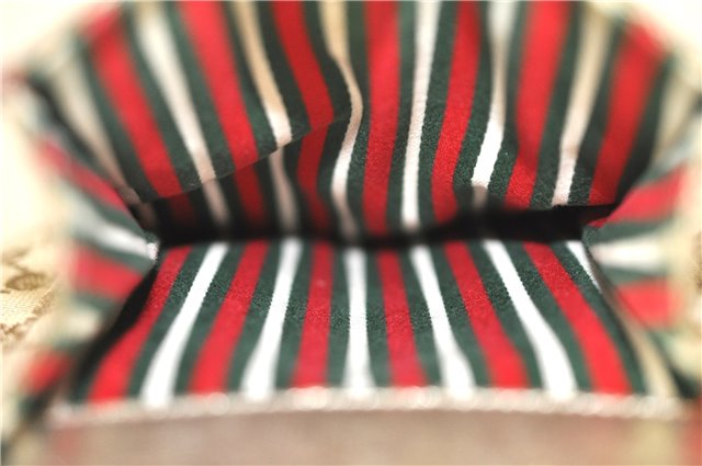 Authentic GUCCI Abbey Shoulder Hand Bag GG Canvas Leather 153025 Beige J6410