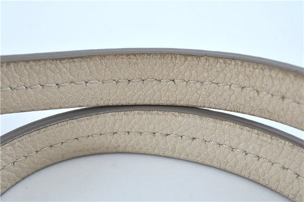 Auth Louis Vuitton Monogram Empreinte Anspire Shoulder Hand Bag White LV J6412