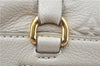 Auth Louis Vuitton Monogram Empreinte Anspire Shoulder Hand Bag White LV J6412