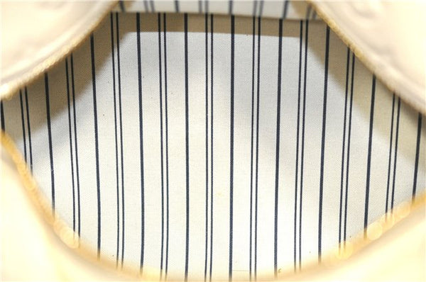 Auth Louis Vuitton Monogram Empreinte Anspire Shoulder Hand Bag White LV J6412