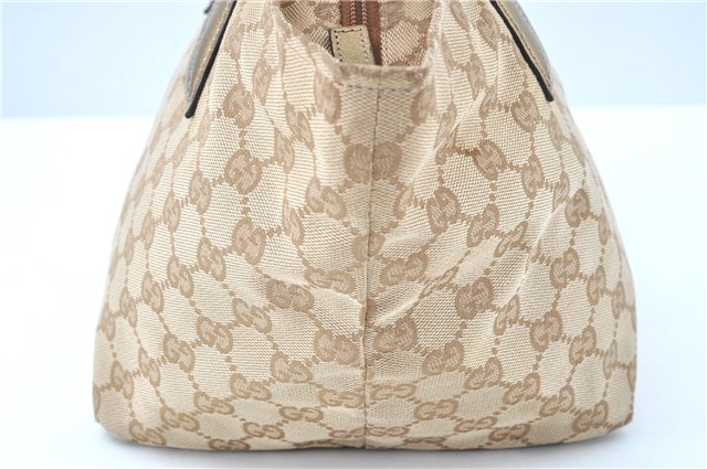 Auth GUCCI Sherry Line Shoulder Tote Bag GG Canvas Leather 131228 Beige J6414