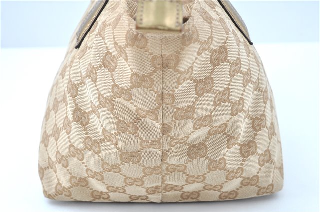 Auth GUCCI Sherry Line Shoulder Tote Bag GG Canvas Leather 131228 Beige J6414