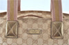 Auth GUCCI Sherry Line Shoulder Tote Bag GG Canvas Leather 131228 Beige J6414