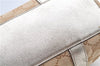 Authentic GUCCI Abbey Shoulder Hand Boston Bag GG Canvas Leather Beige J6416