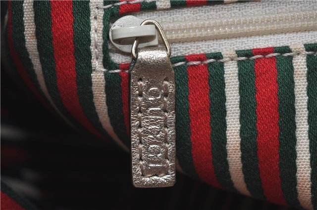 Authentic GUCCI Abbey Shoulder Hand Boston Bag GG Canvas Leather Beige J6416