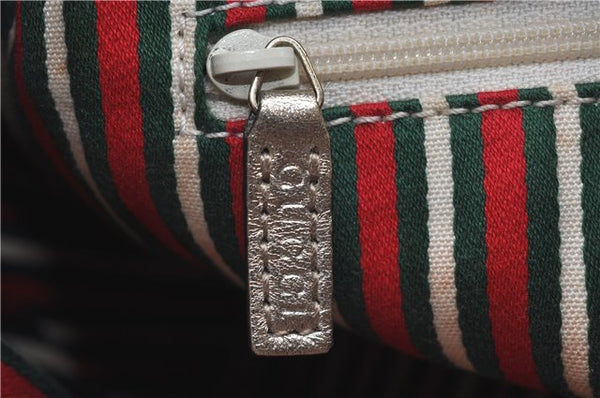 Authentic GUCCI Abbey Shoulder Hand Boston Bag GG Canvas Leather Beige J6416