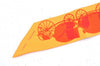 Authentic HERMES Twilly Scarf Carriage Motif Silk Orange J6433