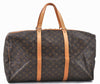 Authentic Louis Vuitton Monogram Sac Souple55 Hand Boston Bag M41622 LV J6441