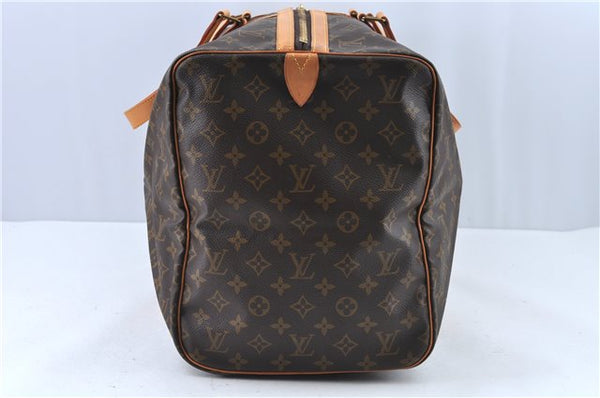 Authentic Louis Vuitton Monogram Sac Souple55 Hand Boston Bag M41622 LV J6441