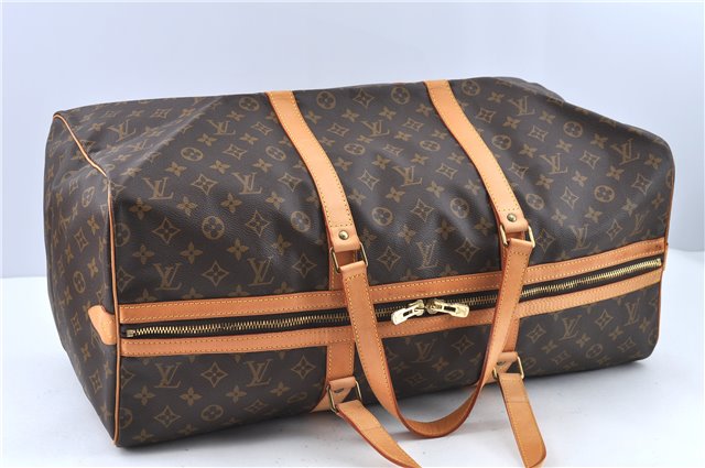 Authentic Louis Vuitton Monogram Sac Souple55 Hand Boston Bag M41622 LV J6441