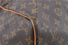 Authentic Louis Vuitton Monogram Sac Souple55 Hand Boston Bag M41622 LV J6441