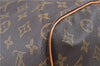 Authentic Louis Vuitton Monogram Sac Souple55 Hand Boston Bag M41622 LV J6441