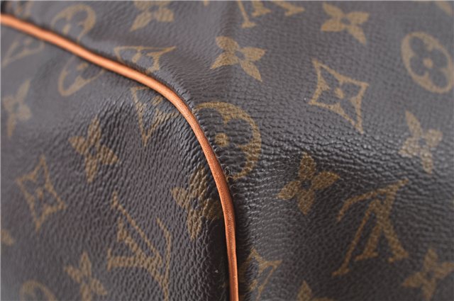 Authentic Louis Vuitton Monogram Sac Souple55 Hand Boston Bag M41622 LV J6441