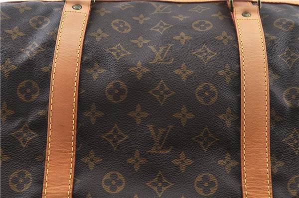 Authentic Louis Vuitton Monogram Sac Souple55 Hand Boston Bag M41622 LV J6441