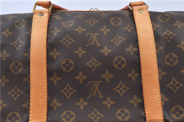 Authentic Louis Vuitton Monogram Sac Souple55 Hand Boston Bag M41622 LV J6441