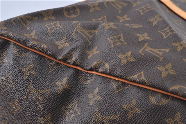 Authentic Louis Vuitton Monogram Sac Souple55 Hand Boston Bag M41622 LV J6441