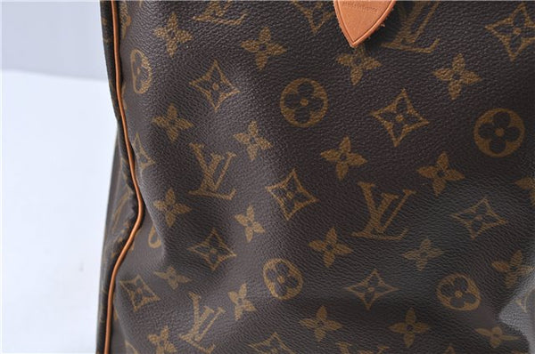 Authentic Louis Vuitton Monogram Sac Souple55 Hand Boston Bag M41622 LV J6441