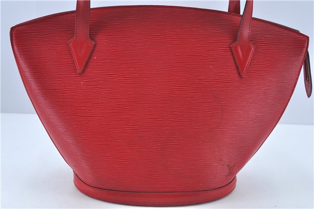 Auth Louis Vuitton Epi Saint Jacques Shopping Shoulder Bag Red M52267 LV J6460