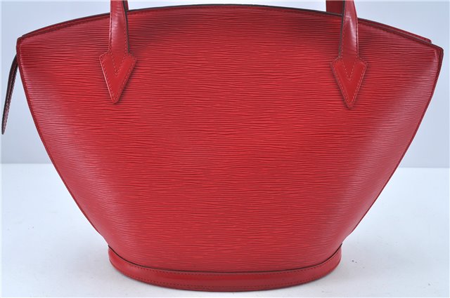 Auth Louis Vuitton Epi Saint Jacques Shopping Shoulder Bag Red M52267 LV J6460