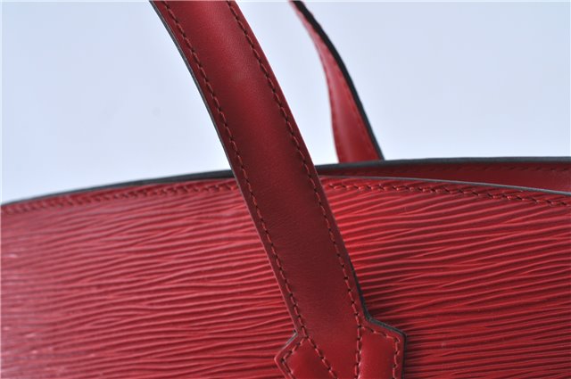 Auth Louis Vuitton Epi Saint Jacques Shopping Shoulder Bag Red M52267 LV J6460