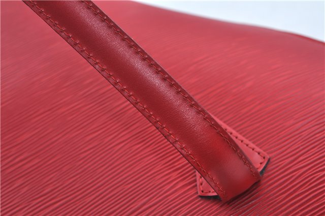 Auth Louis Vuitton Epi Saint Jacques Shopping Shoulder Bag Red M52267 LV J6460