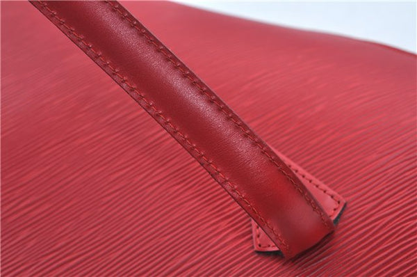 Auth Louis Vuitton Epi Saint Jacques Shopping Shoulder Bag Red M52267 LV J6460