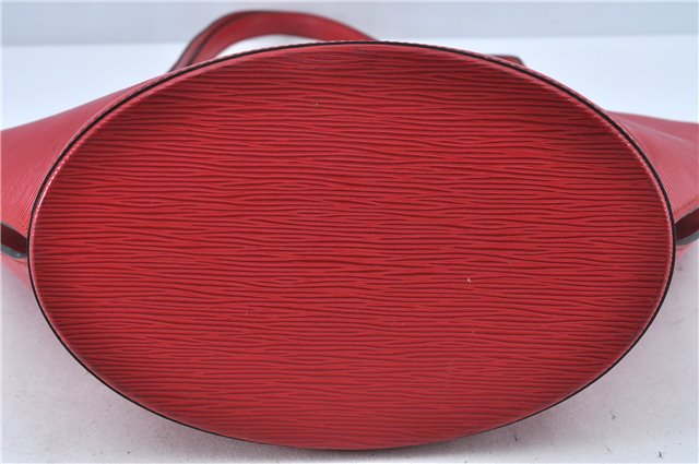 Auth Louis Vuitton Epi Saint Jacques Shopping Shoulder Bag Red M52267 LV J6460