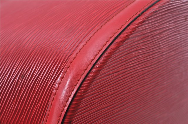 Auth Louis Vuitton Epi Saint Jacques Shopping Shoulder Bag Red M52267 LV J6460