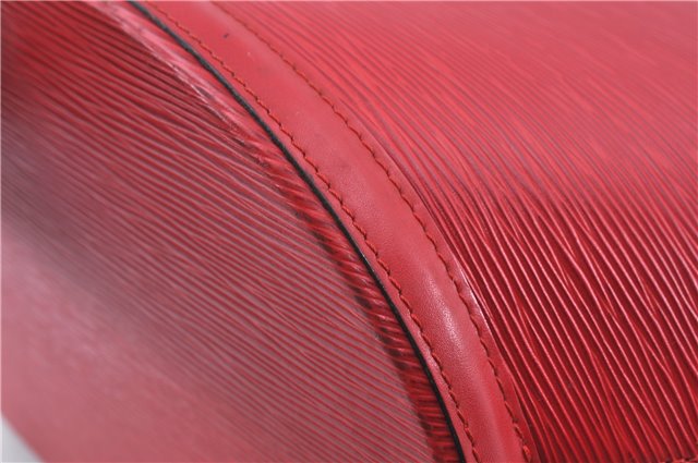 Auth Louis Vuitton Epi Saint Jacques Shopping Shoulder Bag Red M52267 LV J6460