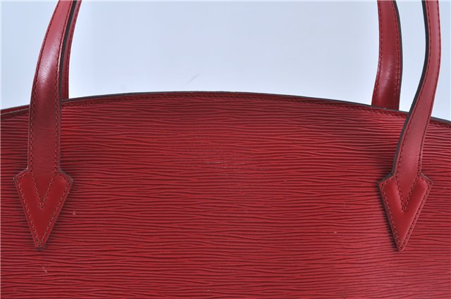 Auth Louis Vuitton Epi Saint Jacques Shopping Shoulder Bag Red M52267 LV J6460