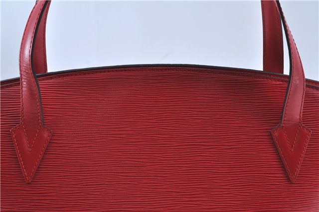 Auth Louis Vuitton Epi Saint Jacques Shopping Shoulder Bag Red M52267 LV J6460