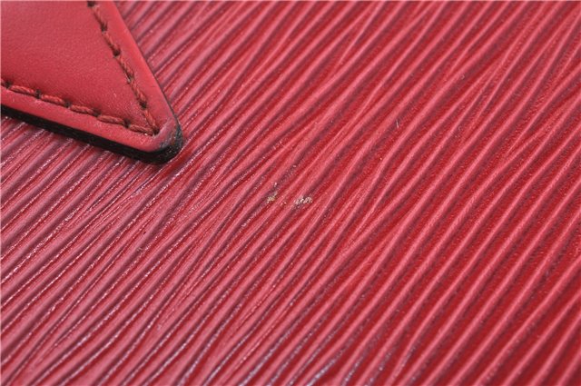 Auth Louis Vuitton Epi Saint Jacques Shopping Shoulder Bag Red M52267 LV J6460