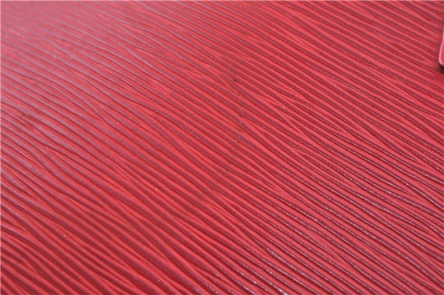 Auth Louis Vuitton Epi Saint Jacques Shopping Shoulder Bag Red M52267 LV J6460